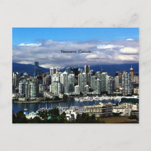Vancouver, Canada skyline Briefkaart