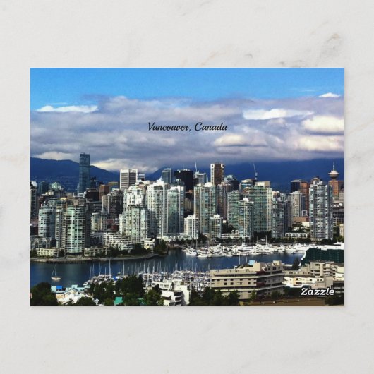 Vancouver, Canada skyline Briefkaart (Achterkant)