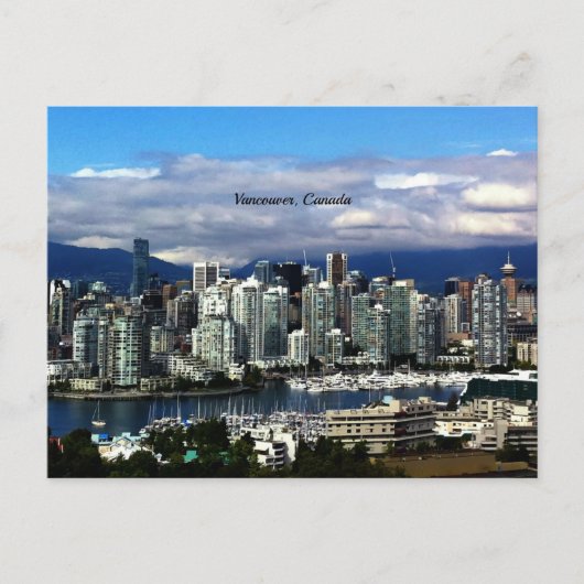 Vancouver, Canada skyline Briefkaart (Voorkant)