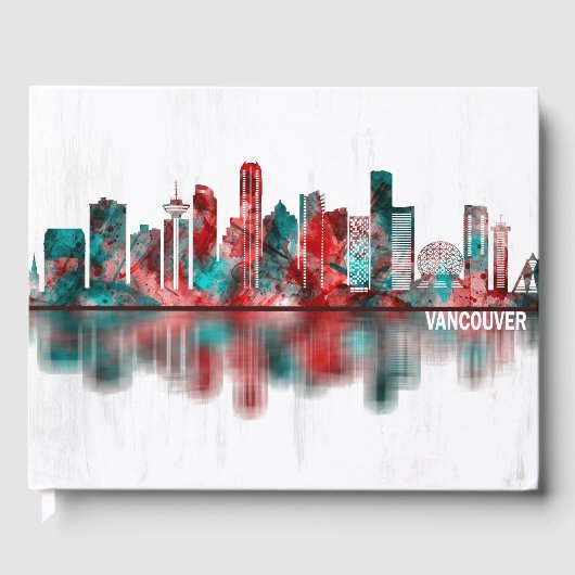 Vancouver Canada Skyline Gastenboek (Voorkant)