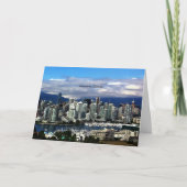 Vancouver, Canada skyline Kaart (Voorkant)