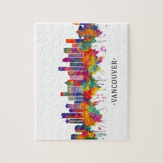 Vancouver Canada Skyline Legpuzzel (Verticaal)