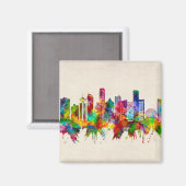 Vancouver Canada Skyline Magneet (Voorkant / Achterkant)