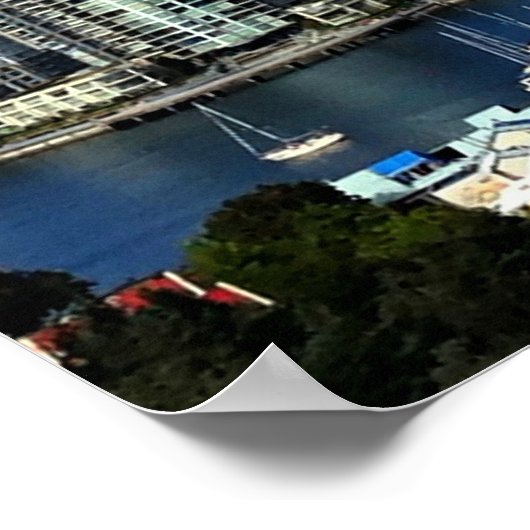 Vancouver, Canada skyline Poster (Hoek)