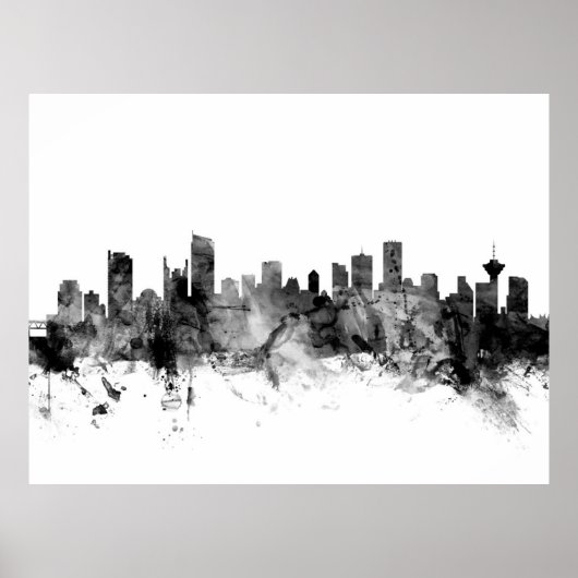 Vancouver Canada Skyline Poster (Voorkant)