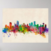 Vancouver Canada Skyline Poster (Voorkant)