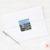 Vancouver, Canada skyline Vierkante Sticker (Envelop)