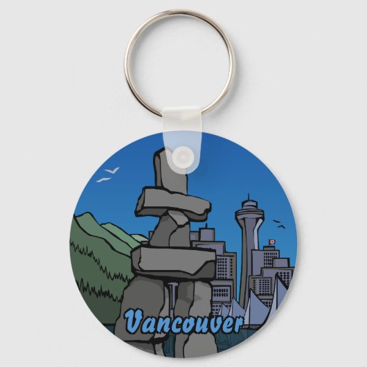 Vancouver Canada Sleutelhanger Vancouver Souvenirs (Voorkant)
