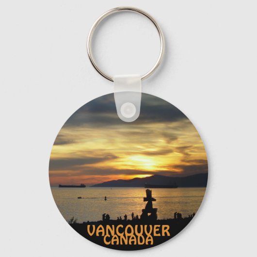 Vancouver Canada Sleutelhanger Vancouver Souvenirs (Voorkant)
