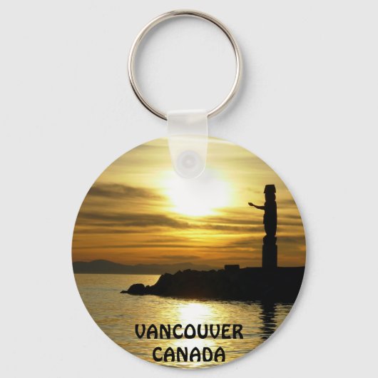 Vancouver Canada Sleutelhanger Vancouver Souvenirs (Voorkant)