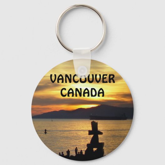 Vancouver Canada Sleutelhanger Vancouver Souvenirs (Voorkant)