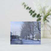 Vancouver, Canada Snow Briefkaart (Staand voorkant)