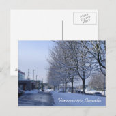 Vancouver, Canada Snow Briefkaart (Voorkant / Achterkant)