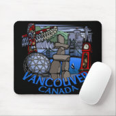 Vancouver Canada Souvenir Mousepad Vancouver Gifts Muismat (Met muis)