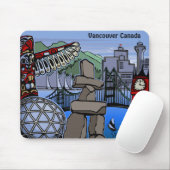Vancouver Canada Souvenir Mousepad Vancouver Gifts Muismat (Met muis)