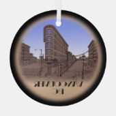 Vancouver Canada Souvenir Ornament Keepsake (Achterkant)