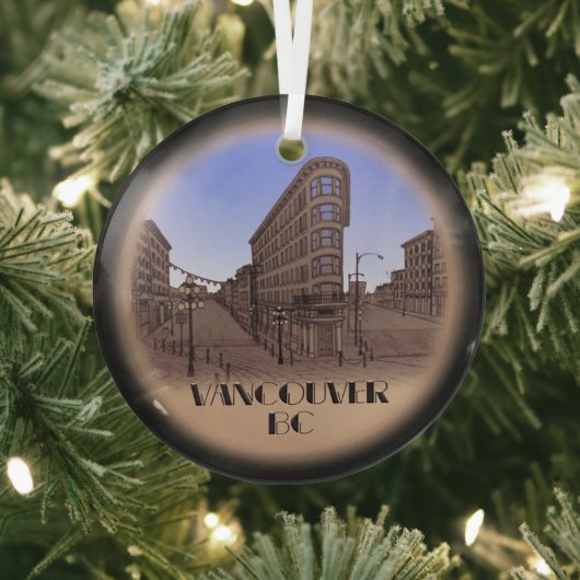Vancouver Canada Souvenir Ornament Keepsake (Insitu)