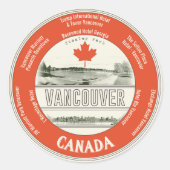 Vancouver Canada sticker (Voorkant)