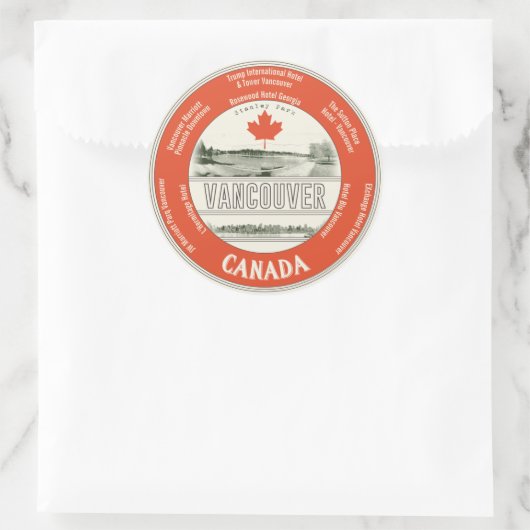Vancouver Canada sticker (Tas)