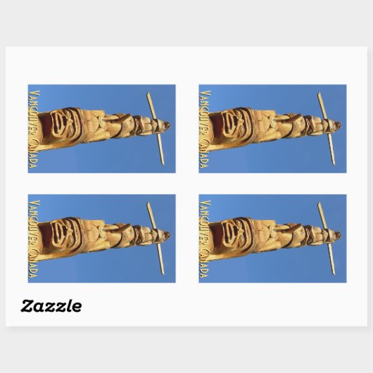 Vancouver Canada Stickers Landmark Souvenir Art (Vel)