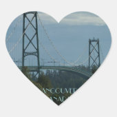 Vancouver Canada Stickers Lions Gate Souvenirs (Voorkant)