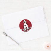 Vancouver Canada Stickers Totem Pole Landmark Art (Envelop)