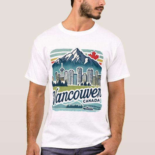 Vancouver Canada  T-shirt (Voorkant)