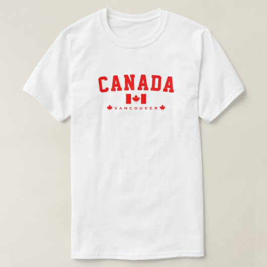 Vancouver Canada T-shirt (Design voorkant)