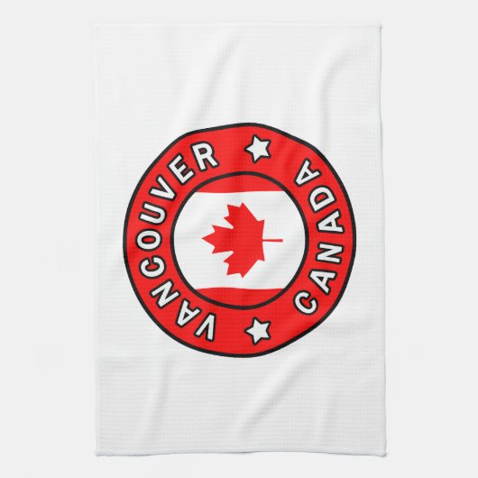 Vancouver Canada Theedoek (Verticaal)