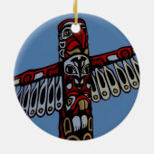Vancouver Canada Totem Pole Ornament Souvenirs (Achterkant)
