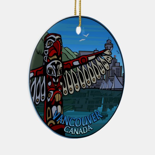 Vancouver Canada Totem Pole Ornament Souvenirs (Rechts)