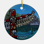 Vancouver Canada Totem Pole Ornament Souvenirs (Voorkant)