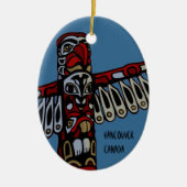 Vancouver Canada Totem Pole Ornament Souvenirs (Voorkant)