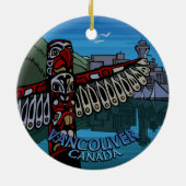 Vancouver Canada Totem Pole Ornament Souvenirs (Achterkant)