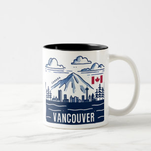 Vancouver Canada Tweekleurige Koffiemok