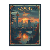 Vancouver, Canada Vintage Reizen