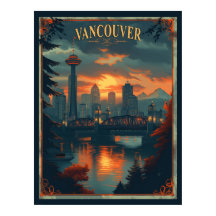Vancouver, Canada Vintage Reizen