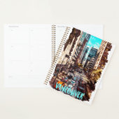 Vancouver Canada Vintage reizen skyline Planner (Display)