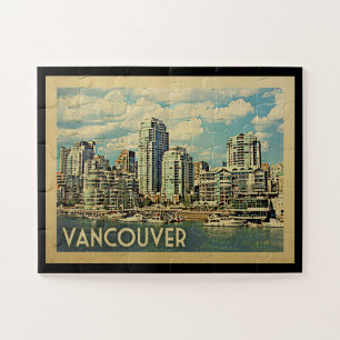 Vancouver Canada Vintage Travel Legpuzzel