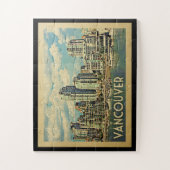 Vancouver Canada Vintage Travel Legpuzzel (Verticaal)