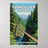 Vancouver, Canada: Vintage Travel Poster uit de ja (Voorkant)