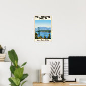 Vancouver, Canada: Vintage Travel Poster uit de ja (Thuiskantoor)