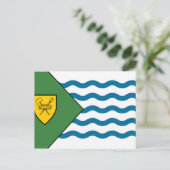 Vancouver (Canada) vlag Briefkaart (Staand voorkant)