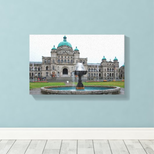 Vancouver Canvas Afdruk (Insitu (Houten vloer))