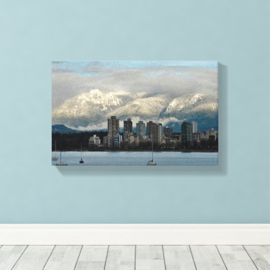 Vancouver Canvas Afdruk (Insitu (Houten vloer))