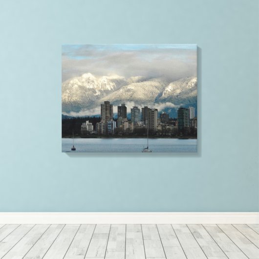 Vancouver Canvas Afdruk (Insitu (Houten vloer))