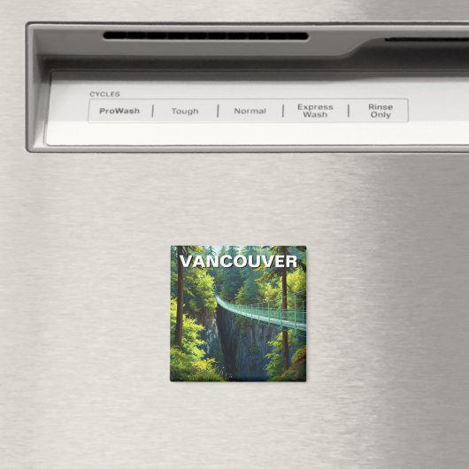 Vancouver Capilano Suspension Bridge Travel Magneet (Insitu (Vaatwasser))