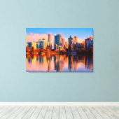 Vancouver Cityscape Canvas Afdruk (Insitu (Houten vloer))