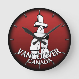 Vancouver Clock geeft Decor First Nations Clock Ronde Klok