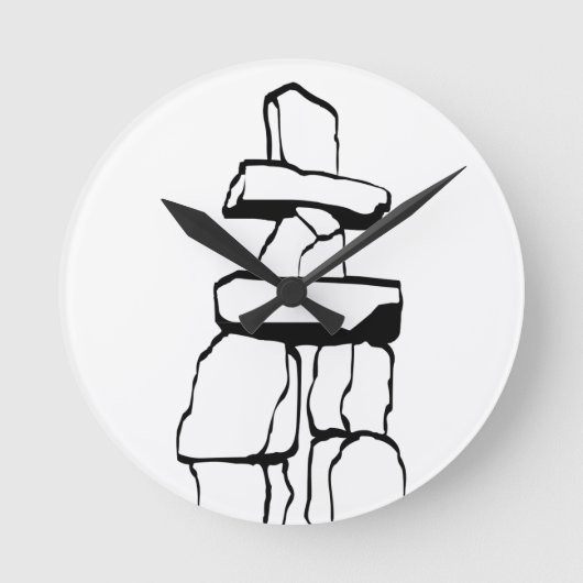 Vancouver Clock Gifts Decor First Nations Clock Ronde Klok (Voorkant)